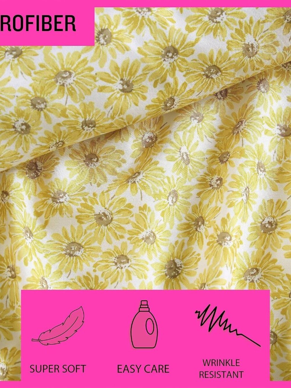 Queen Size Sheet Set, Ultra-Soft & Lightweight Bedding with Pillowcases, Fully E - Picture 4 of 7